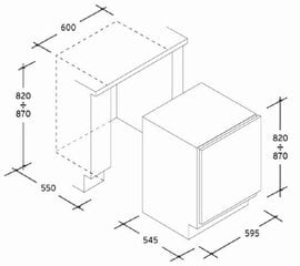 Candy Refrigerator CRU 160 NE цена и информация | Холодильники | kaup24.ee