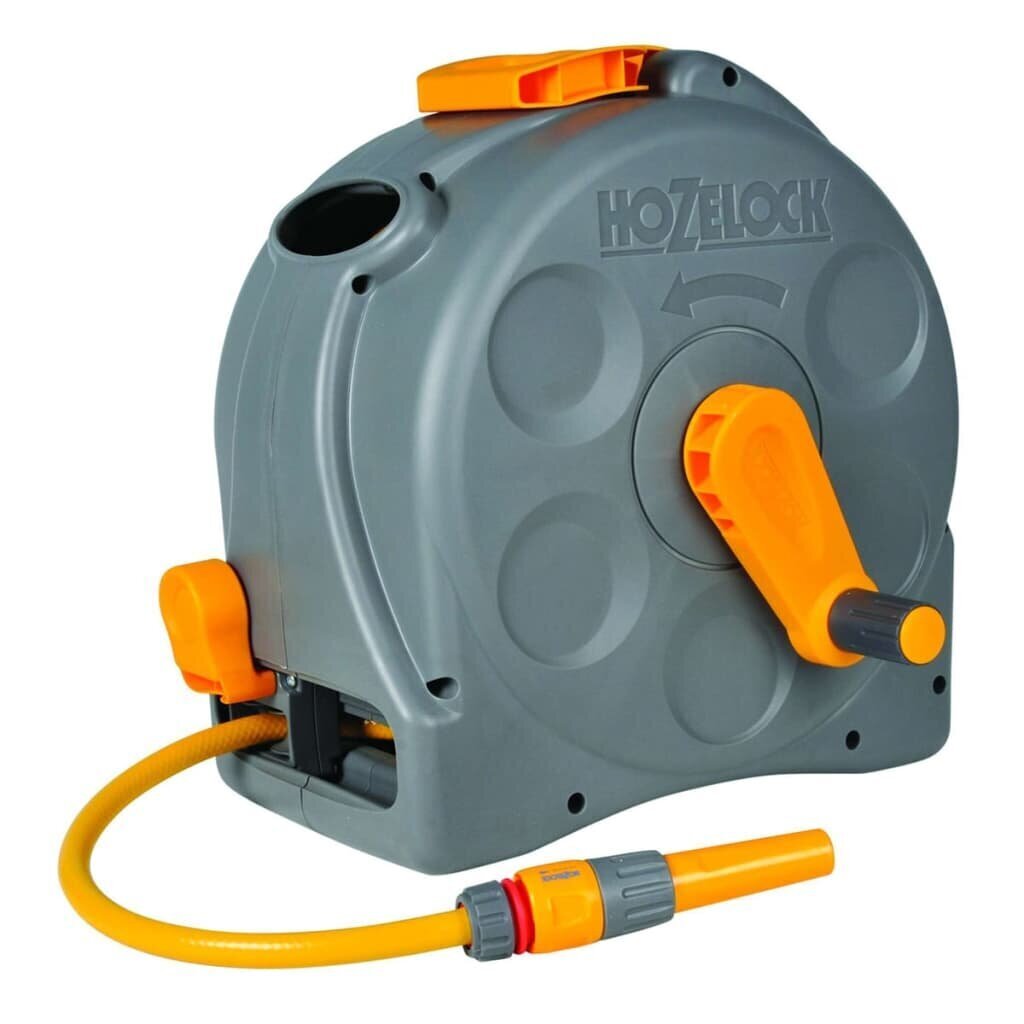 Hozelock iseseisev/seina voolikupool, 25 m voolik, "Compact Reel" hind ja info | Kastekannud, voolikud, niisutus | kaup24.ee