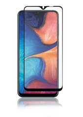 Fusion Full Glue 5D karastatud klaas, kaetud raamiga Samsung A202 Galaxy A20e must hind ja info | Ekraani kaitsekiled | kaup24.ee