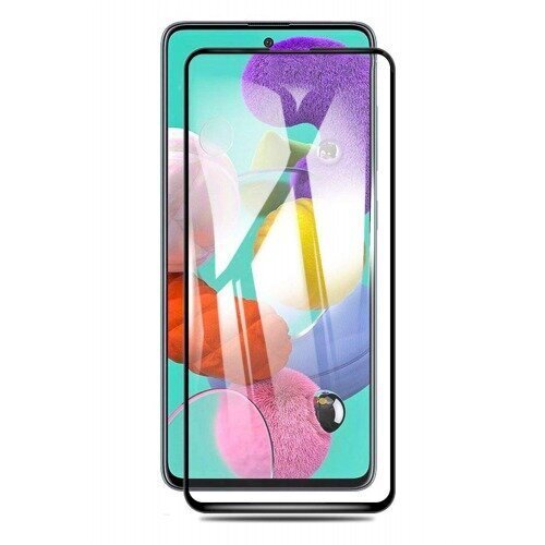 Fusion Full Glue 5D karastatud klaas, kaetud raamiga Samsung A515 Galaxy A51 must цена и информация | Ekraani kaitsekiled | kaup24.ee