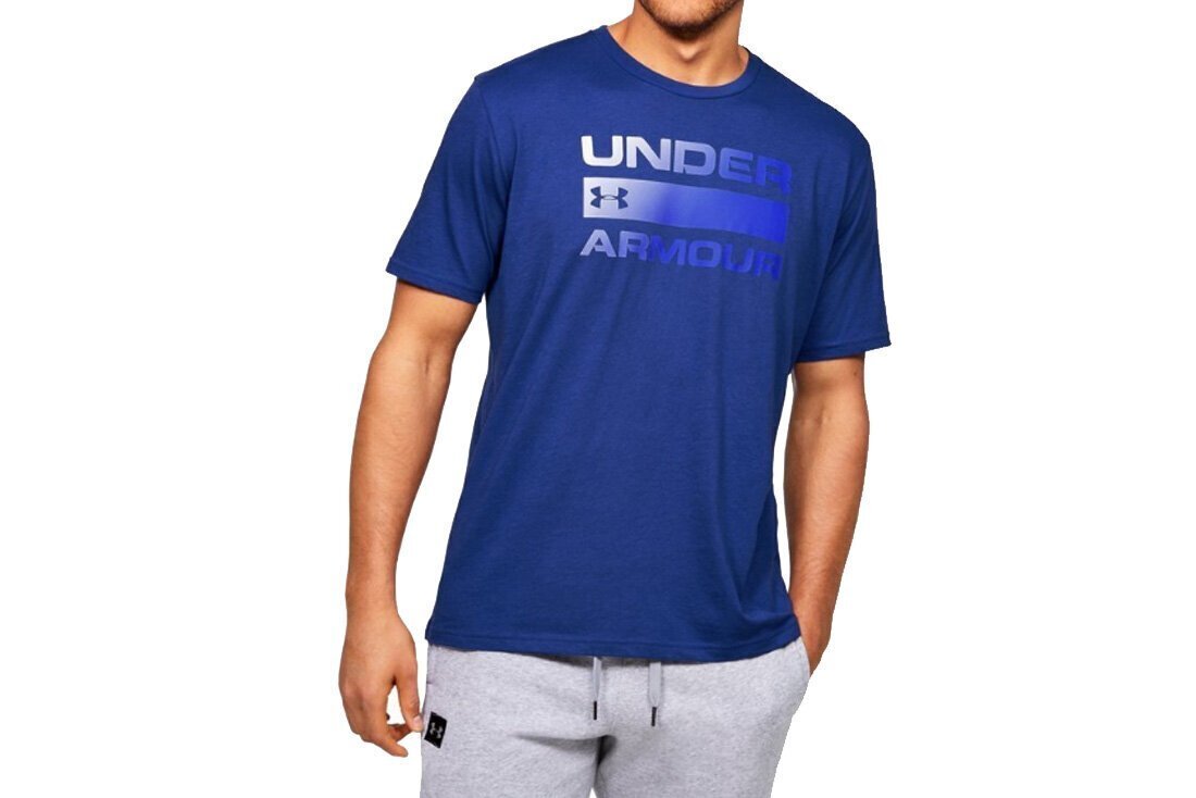 Meeste spordisärk Under Armour Team Issue Wordmark SS Tee M 1329582 449, 61310 hind ja info | Meeste spordiriided | kaup24.ee