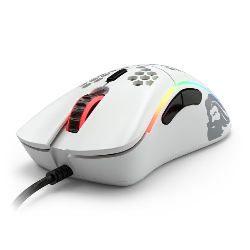 Hiir Glorious PC Gaming Race Model D Minus Matte White hind ja info | Hiired | kaup24.ee
