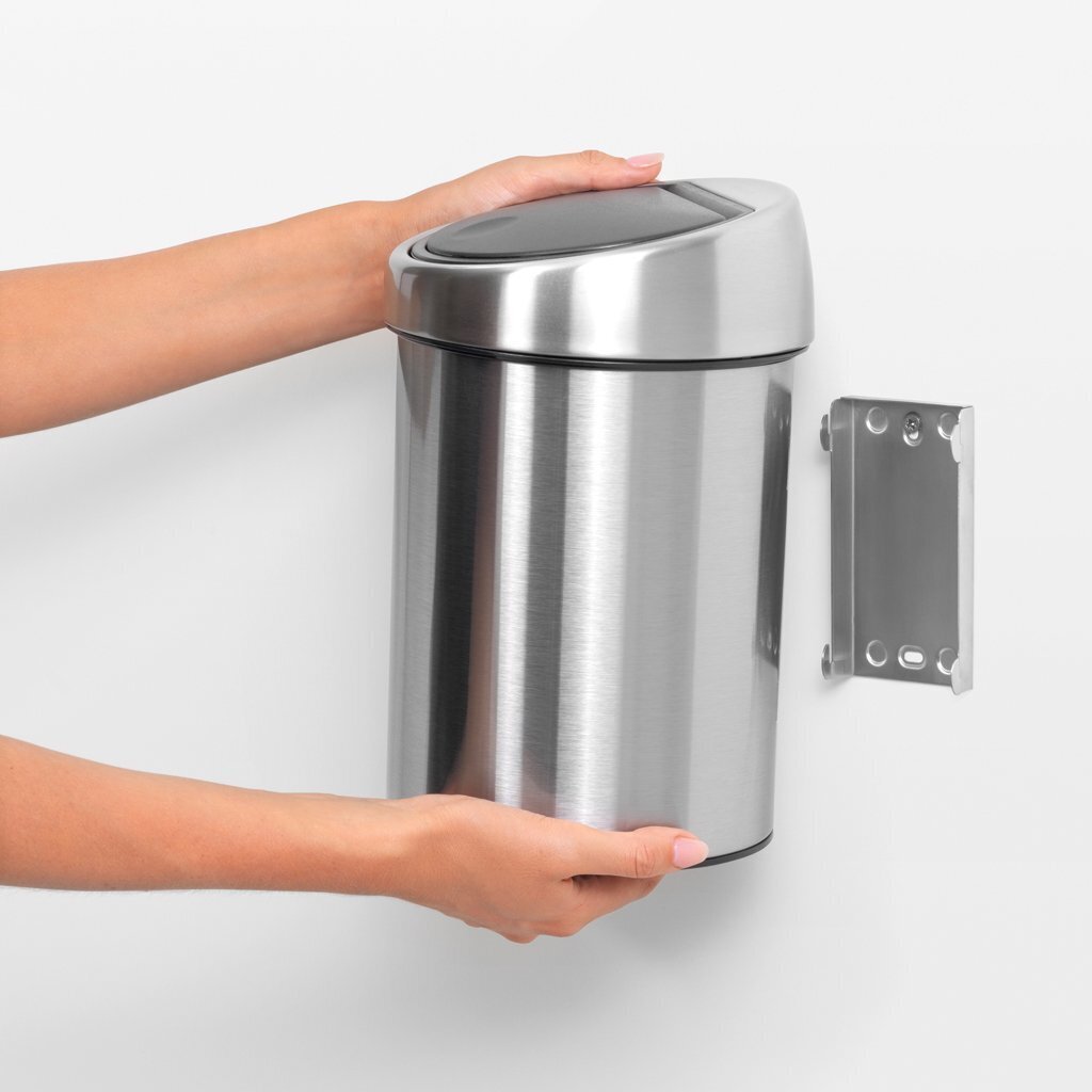 Prügikast Touch Bin®, 3L matt teras, Brabantia hind ja info | Prügikastid | kaup24.ee