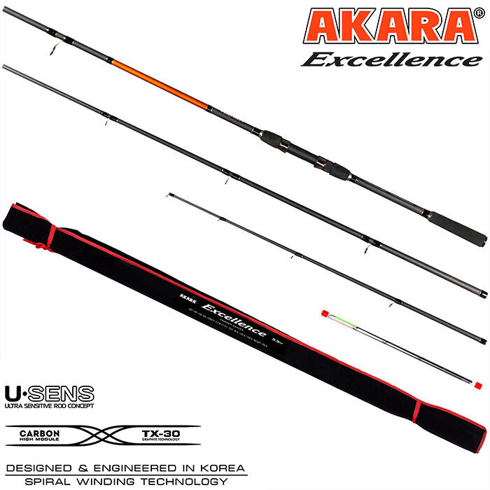 Põhjaõng Akara Excellence Feeder 3,30m 90-120-150g hind ja info | Ridvad, ridvahoidjad | kaup24.ee