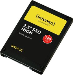 INTENSO (3813430) 2,5" SSD SATA III 120GB цена и информация | Внутренние жёсткие диски (HDD, SSD, Hybrid) | kaup24.ee