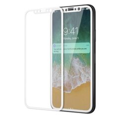 Fusion Full Glue 5D karastatud klaas, kaetud raamiga Apple iPhone X / XS / 11 Pro White hind ja info | Ekraani kaitsekiled | kaup24.ee