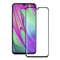 Tempered Glass 9D Защитное стекло для экрана Samsung A405 Galaxy A40 Черное цена и информация | Защитные пленки для телефонов | kaup24.ee