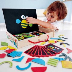 Магнитная доска с формочками Hape Art Box, E1631 цена и информация | Развивающие игрушки | kaup24.ee