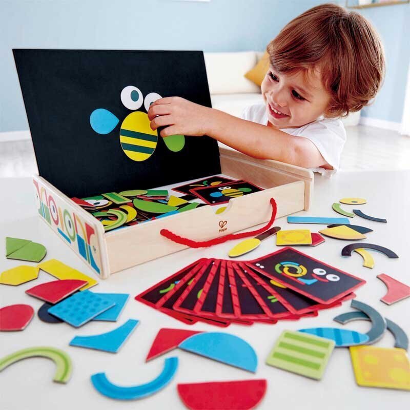 Magnetplaat vormidega Hape Art Box, E1631 цена и информация | Arendavad mänguasjad | kaup24.ee