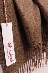 Плед светло-коричневого цвета из шерсти альпака цена и информация | Покрывала, пледы | kaup24.ee