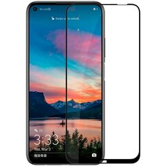 Karastatud klaas 9D, täielikult kaetud raamiga Huawei P40 Lite must цена и информация | Защитные пленки для телефонов | kaup24.ee