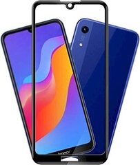 Karastatud klaas 9D, kaetud raamiga, Huawei Honor 8A / Y6S / Y6 (2019) must hind ja info | Ekraani kaitsekiled | kaup24.ee