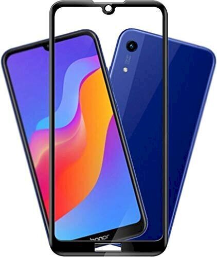 Karastatud klaas 9D, kaetud raamiga, Huawei Honor 8A / Y6S / Y6 (2019) must цена и информация | Ekraani kaitsekiled | kaup24.ee