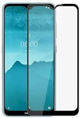 Защитное стекло Fusion Full Glue 5D Tempered Glass для Nokia 2.3, черное цена и информация | Защитные пленки для телефонов | kaup24.ee