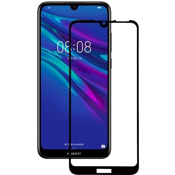 Fusion Full Glue 5D karastatud klaas, kaetud raamiga Huawei Y6S / Honor 8A Black hind ja info | Ekraani kaitsekiled | kaup24.ee