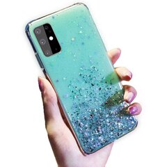 Силиконовый чехол Fusion Glue Glitter Back Case для Apple iPhone 11 Pro, зеленый цена и информация | Чехлы для телефонов | kaup24.ee