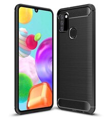 Силиконовый чехол Fusion Trust Back Case для Samsung A217 Galaxy A21s, черный цена и информация | Чехлы для телефонов | kaup24.ee