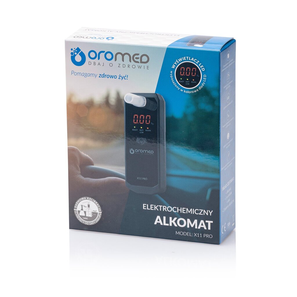 Alkotester Oromed Elektrochemiczny X11 Pro hind ja info | Alkomeetrid | kaup24.ee