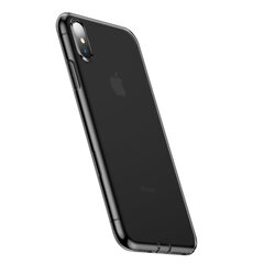 Baseus Simplicity Gel TPU чехол для iPhone XS / X transparent, черный (ARAPIPH58-A01) цена и информация | Чехлы для телефонов | kaup24.ee