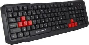 Esperanza EGK102R цена и информация | Клавиатура с игровой мышью 3GO COMBODRILEW2 USB ES | kaup24.ee