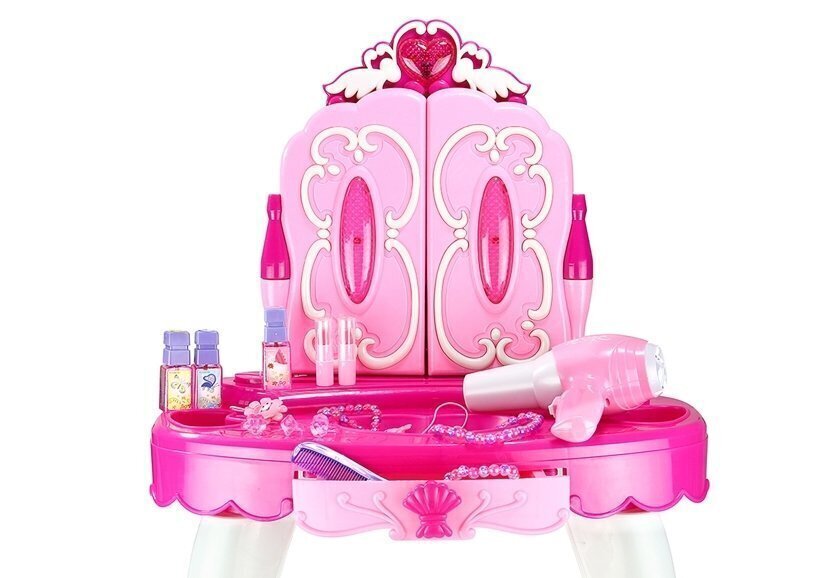 Laste kosmeetikalaud tooliga „Printsess“ hind ja info | Tüdrukute mänguasjad | kaup24.ee