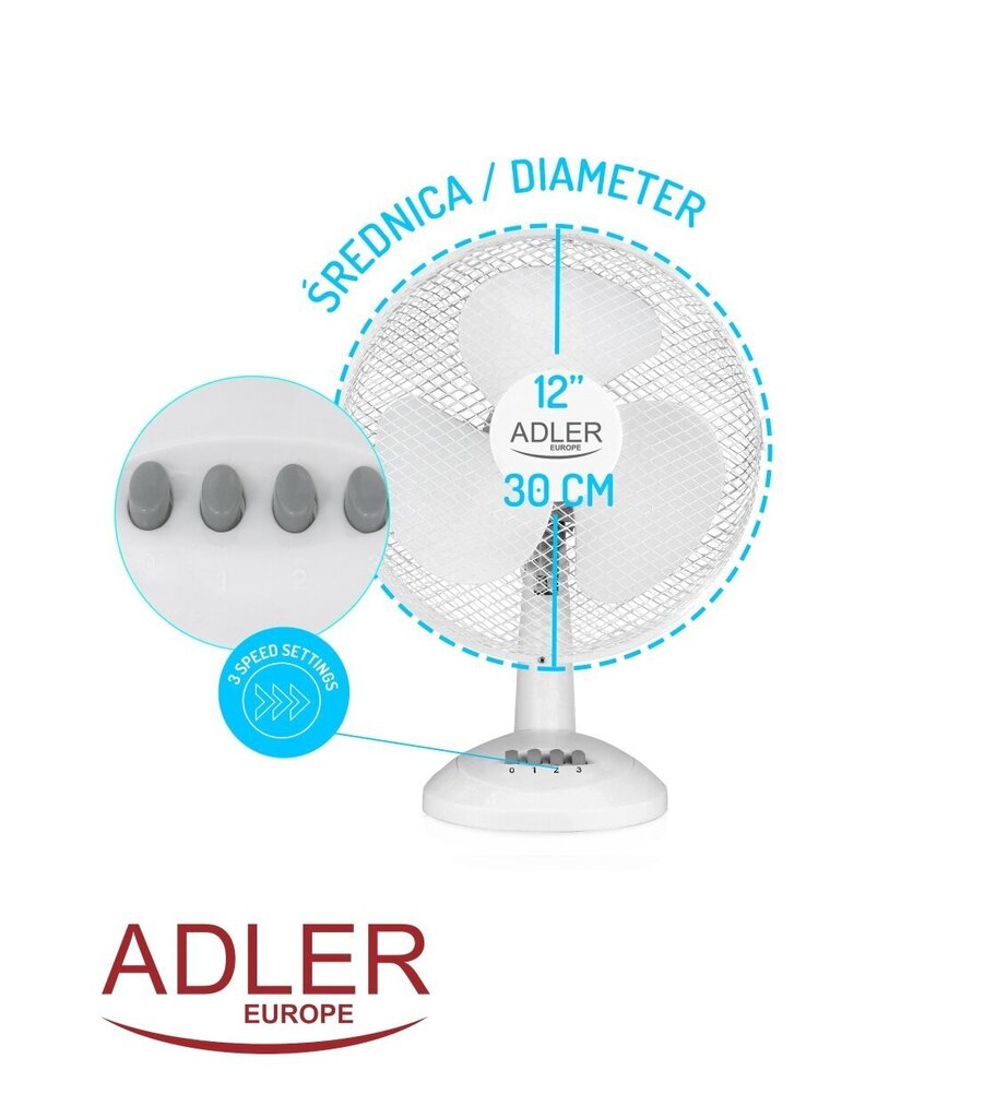 Adler AD 7303 ventilaator цена и информация | Ventilaatorid | kaup24.ee