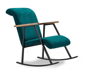 Кресло-качалка Artie Yoka, зеленое цена и информация | Кресла в гостиную | kaup24.ee