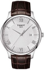 Мужские часы Tissot T-Classic Tradition T063.610.16.038.00, коричневые цена и информация | Мужские часы | kaup24.ee