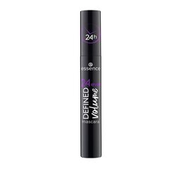 Ripsmetušš Essence 24ever Defined Volume Mascara Black 12ml hind ja info | Ripsmetušid, lauvärvid, silmapliiatsid, seerumid | kaup24.ee