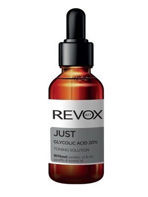 Glükoolhappega näoseerum, Revox Just Glycolic Acid 20% toning solution hind ja info | Näoõlid, seerumid | kaup24.ee