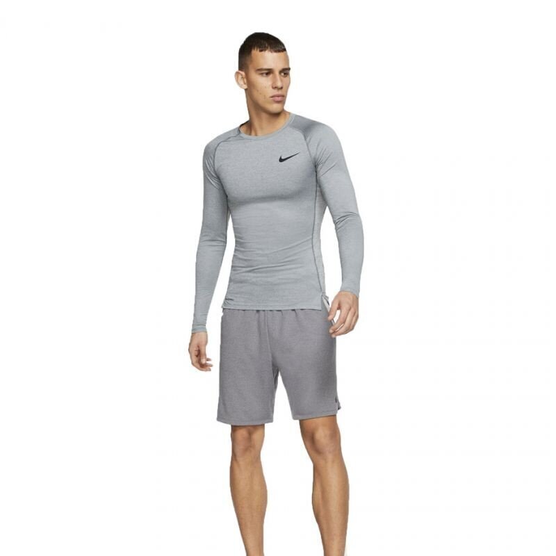 Meeste spordisärk Nike NP Top LS Tight M BV5588-068, 60770, hall hind ja info | Meeste spordiriided | kaup24.ee