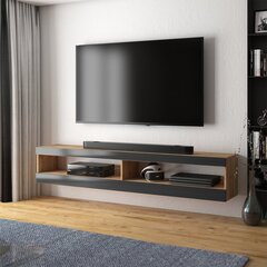 TV-laud Selsey Viansola,140cm, pruun/must hind ja info | TV alused | kaup24.ee