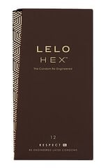 Lelo Hex презервативы Hex Respect XL, 12 шт. цена и информация | Презервативы | kaup24.ee