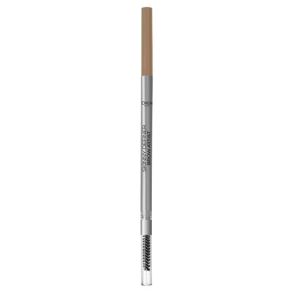 Veekindel pintsliga kulmupliiats L'oreal Paris Brow Artist Skinny Definer 1,2 g, 101 Blonde hind ja info | Kulmuvärvid, -pliiatsid | kaup24.ee