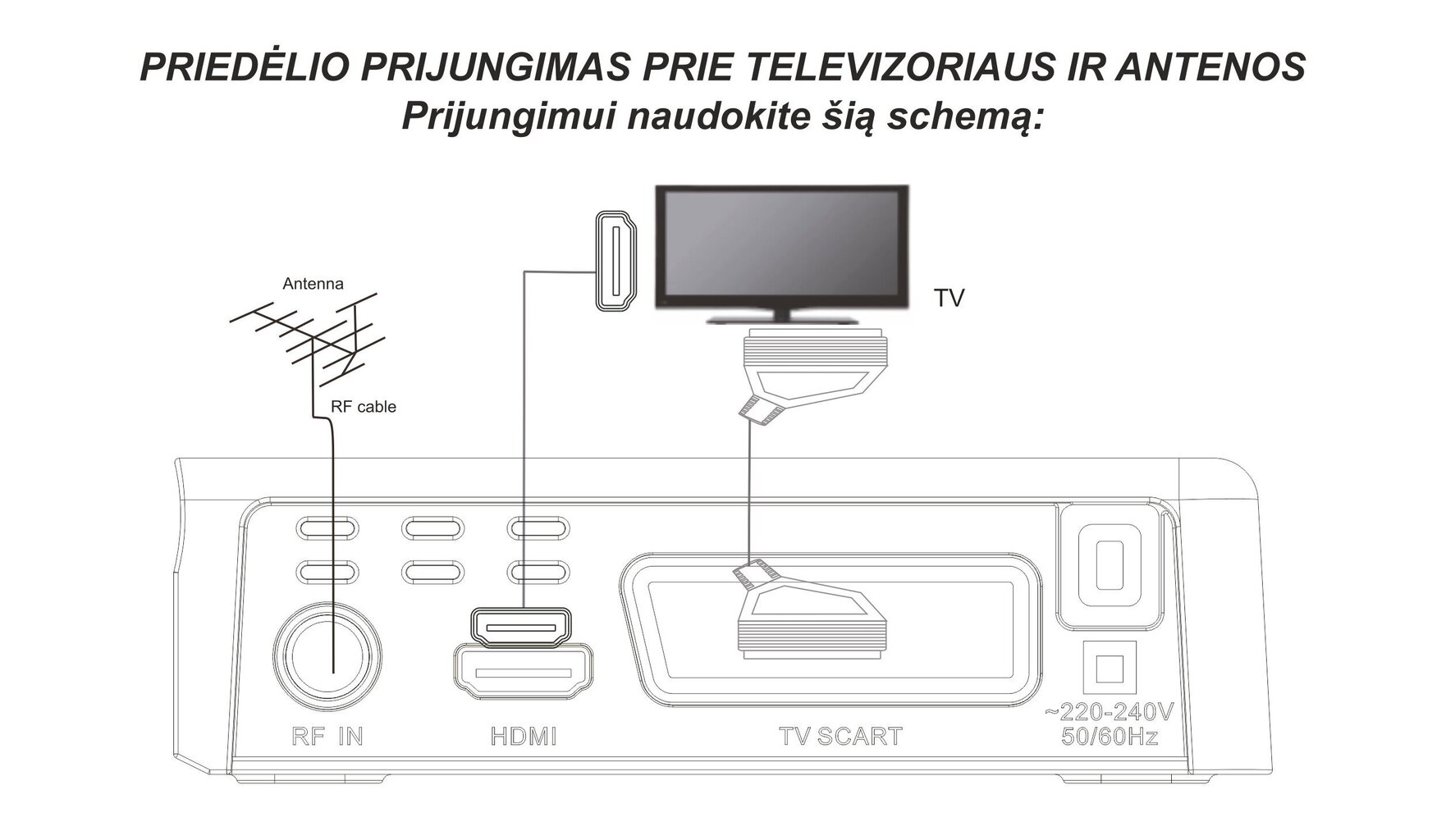 New Digital STB DVB-T2 01HD Senior hind ja info | Digiboksid | kaup24.ee