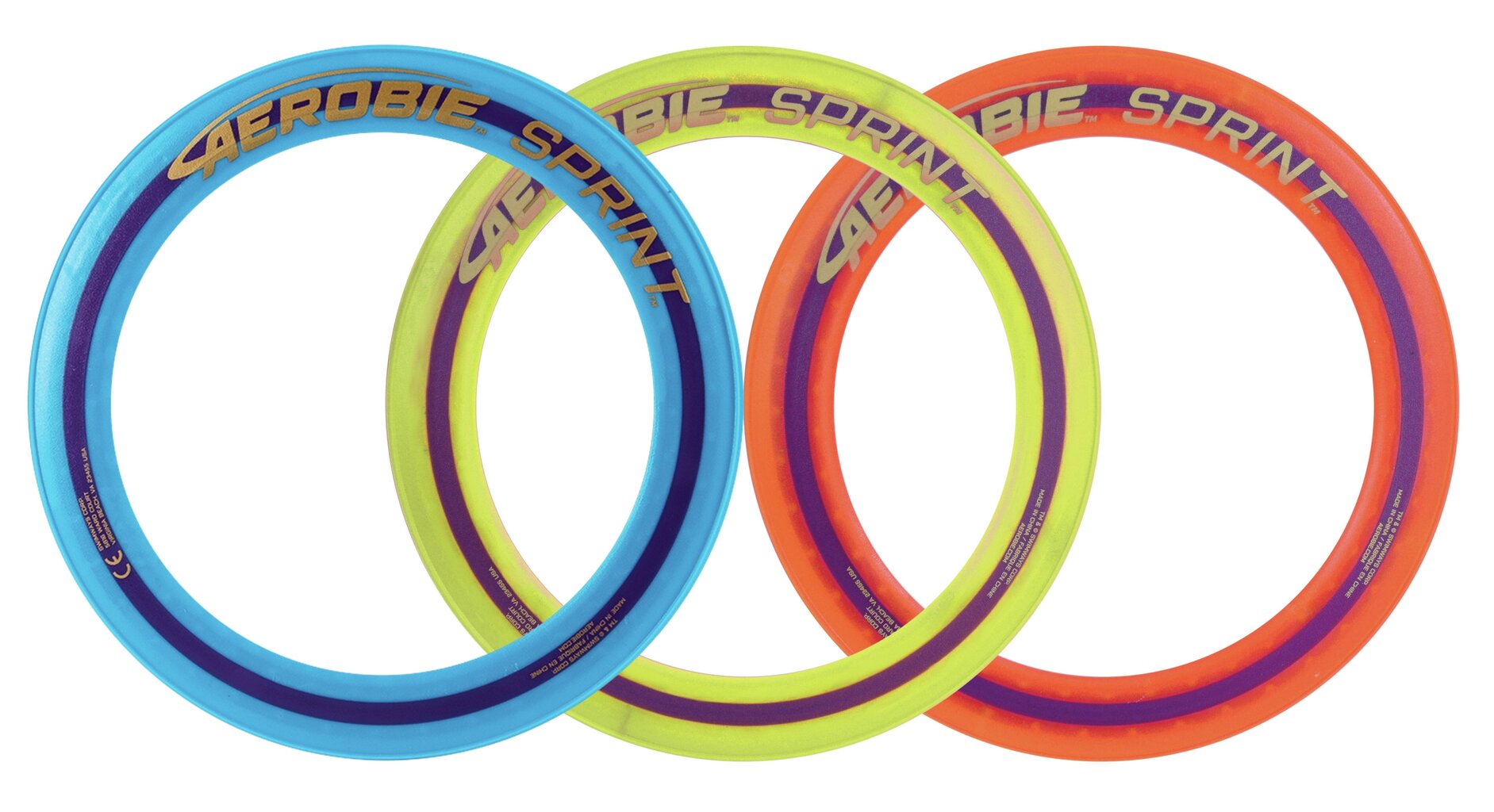 Lendav taldrik Aerobie Ring Sprint, 25cm цена и информация | Mänguasjad (vesi, rand ja liiv) | kaup24.ee