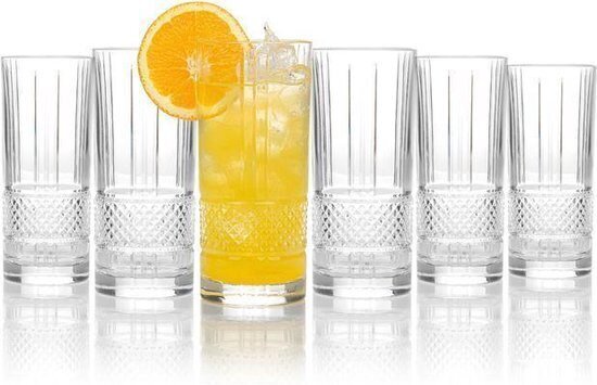 Klaaside komplekt RCR Brillante, 370 ml, 6- osaline hind ja info | Klaasid, tassid ja kannud | kaup24.ee