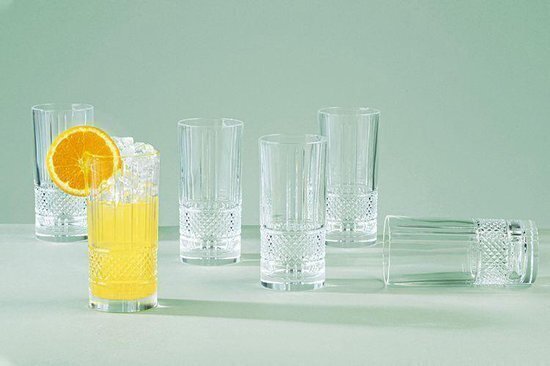 Klaaside komplekt RCR Brillante, 370 ml, 6- osaline цена и информация | Klaasid, tassid ja kannud | kaup24.ee