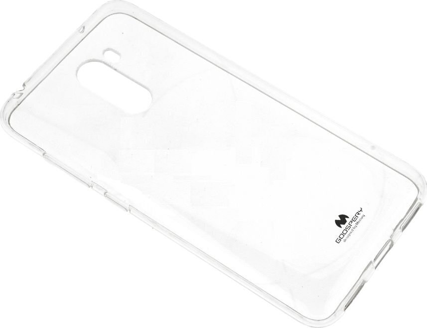 Telefoniümbris Mercury Jelly Clear Xiaomi Pocophone F1 läbipaistev hind ja info | Telefoni kaaned, ümbrised | kaup24.ee