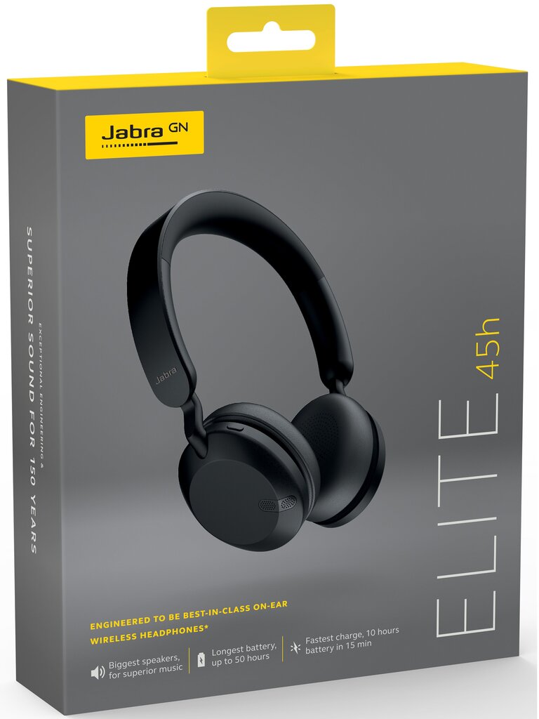 Jabra Elite 45H hind ja info | Kõrvaklapid | kaup24.ee