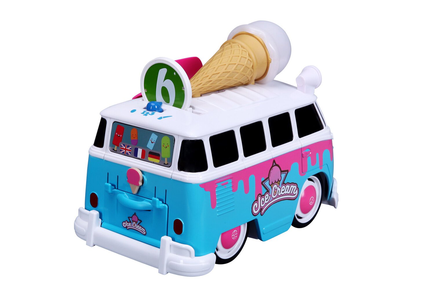 Mängubuss Bburago Junior Volkswagen Magic Ice Cream Bus, 16-88610 hind ja info | Imikute mänguasjad | kaup24.ee