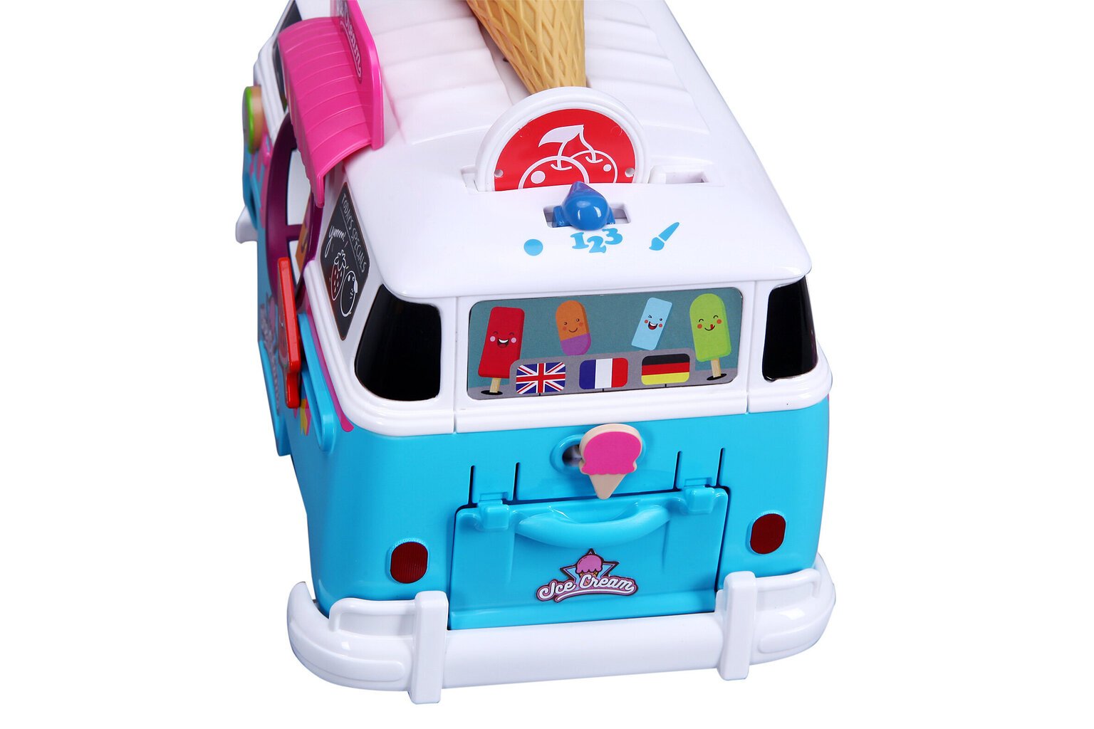 Mängubuss Bburago Junior Volkswagen Magic Ice Cream Bus, 16-88610 цена и информация | Imikute mänguasjad | kaup24.ee