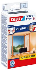 Putukavõrk aknale TESA COMFORT must 1,2mx2,4m цена и информация | Москитные сетки | kaup24.ee