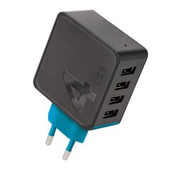 Сетевая зарядка Forever TC-04 с 4 USB разъемами (4.8A) цена и информация | Зарядные устройства для телефонов | kaup24.ee