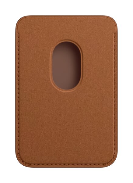 iPhone Leather Wallet with MagSafe - Saddle Brown hind