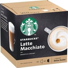 STARBUCKS Latte Macchiato by NESCAFÉ DOLCE GUSTO kohvi kapslid, 12 kapslit.. hind ja info | Kohv, kakao | kaup24.ee