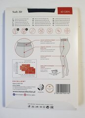 Naiste sukkpüksid MONA Soft 3D 60 (Must) hind ja info | Sukkpüksid | kaup24.ee