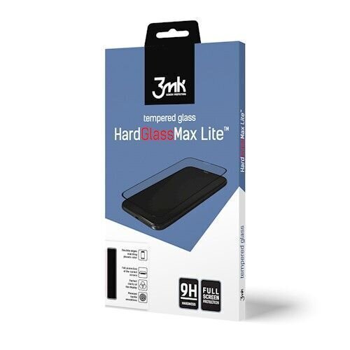 LCD kaitseklaas 3MK Hard Glass Max Finger Print Samsung G988 S20 Ultra must hind ja info | Ekraani kaitsekiled | kaup24.ee