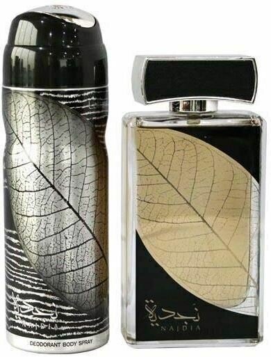Meeste parfüüm Najdia Lattafa 100 ml + deodorant 100 ml hind ja info | Meeste parfüümid | kaup24.ee