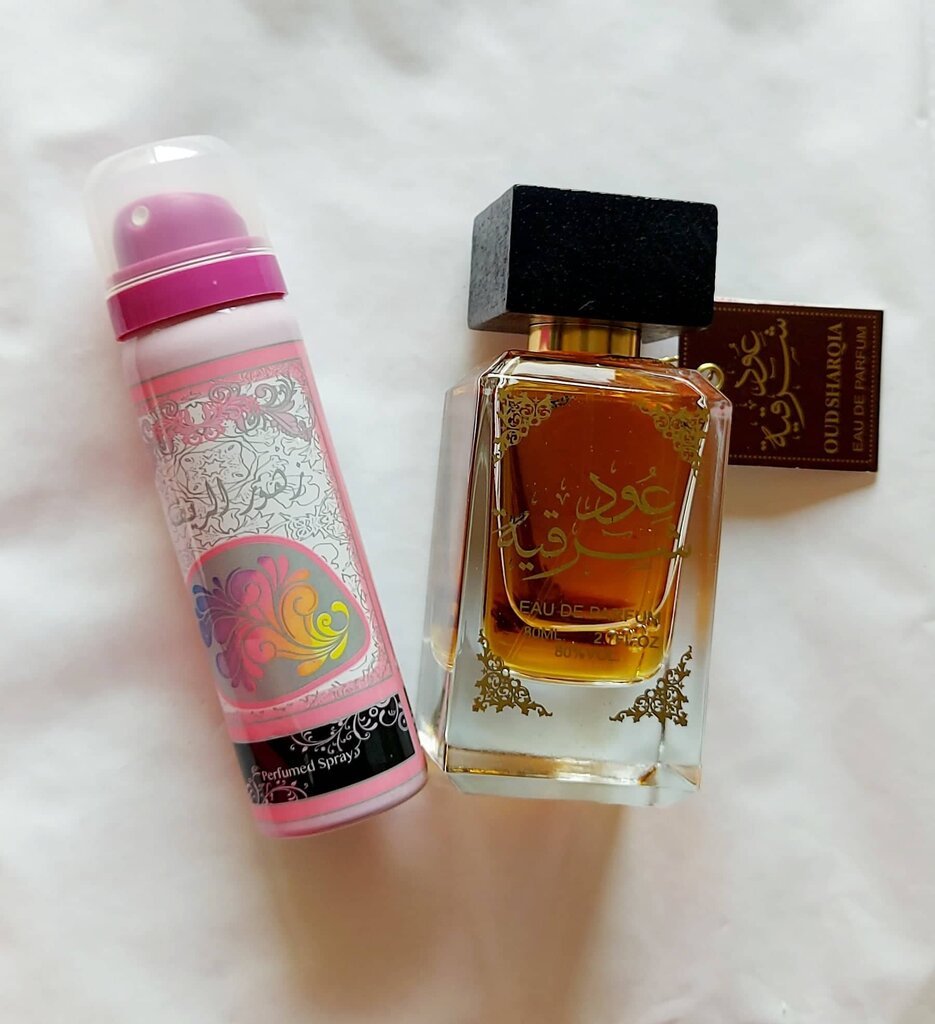 Komplekt Al Zaafraan Oud Sharqia: parfüüm PP 80 ml + deodorant, 50 ml hind ja info | Meeste parfüümid | kaup24.ee